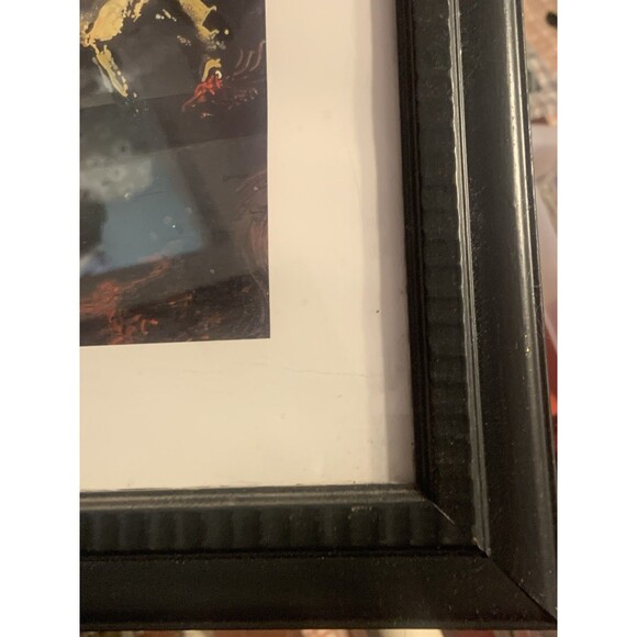 DALI 'Metamorphosis Of Narcissus,1936' RARE Framed Authentic 1990 Art Print 33” - Picture 8 of 10